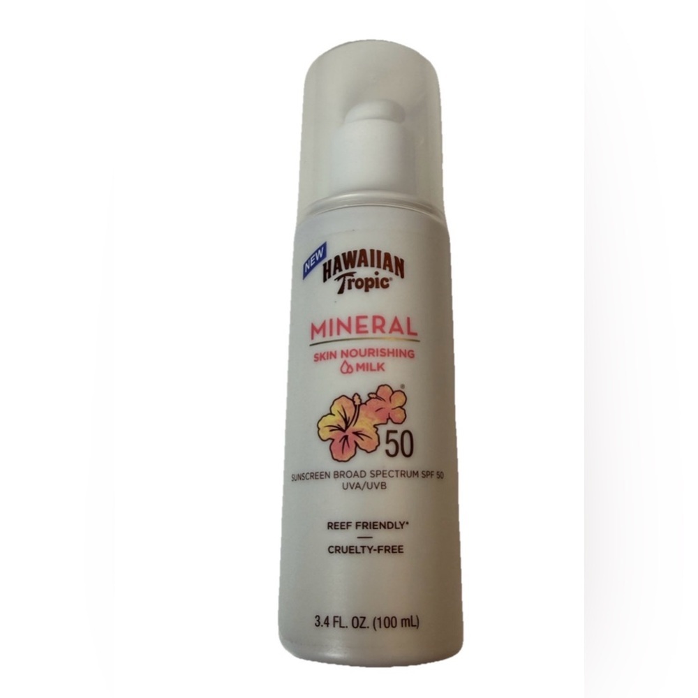 Hawaiian Tropic Mineral Sunscreen Lotion Milk, SPF 50 , 3.4 fl oz Exp 10/24 NEW